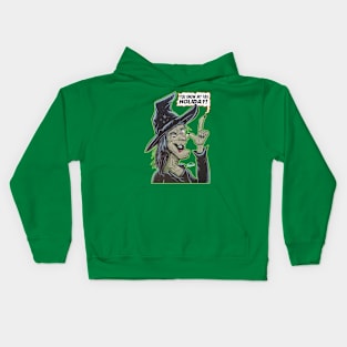 FUNNY WITCH Kids Hoodie